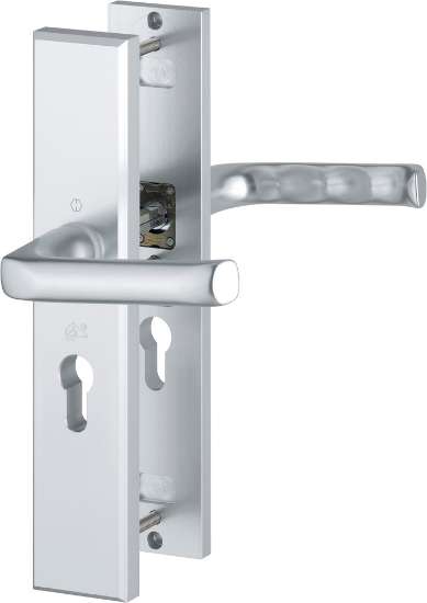 Afbeeldingen van Hoppe Inbraakwerend deurkrukgarnituur aluminium London 113/2235/2214 - PC55 - F1