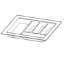 Afbeeldingen van Hettich OrgaTray 440, antraciet, 380 - 440 / 351 - 400