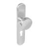 Afbeeldingen van INTERSTEEL Knop op schild profielcilindergat 55 mm rvs geborsteld 2752