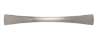 Afbeeldingen van Siro Meubelgreep metaal - boorafstand 128mm/L 184mm/H 24mm/B 22mm RVS effect 