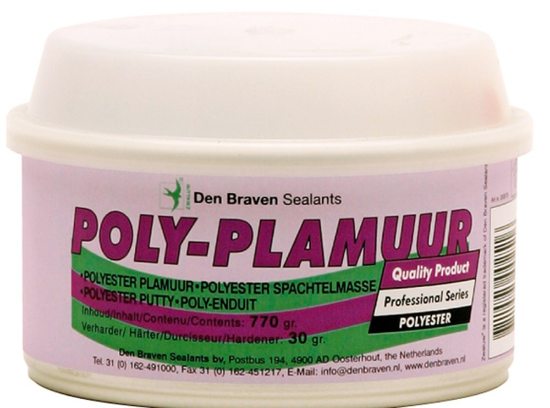 Afbeeldingen van Zwaluw Polyplamuur 800gr 2 comp.