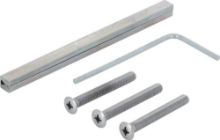 Afbeeldingen van Hoppe veiligheids bevestigingsset - kruk/kruk deurdikte 38-43mm dikte 8mm - M6x55mm