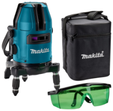 Afbeeldingen van Makita Kruislijnlaser 4V1H - Groen 12V - Zonder accu's en lader in doos