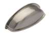 Afbeeldingen van Siro Schelpgreep metaal - boorafstand 64mm/L 78mm/H 23mm/B 28mm - RVS effect 