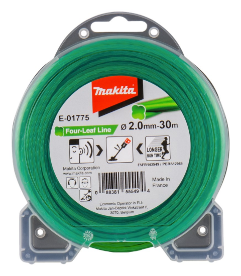 Afbeeldingen van Makita Maaidraad - 2mm x 30 meter - groen 