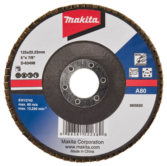 Afbeeldingen van Makita Lamellenschijf D-63498-10 - Ø125mm - A80 