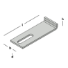 Afbeeldingen van GB Elementverankering type 12 25x170 60x6 Sendzimir Verzinkt