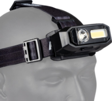 Afbeeldingen van Kelfort hoofdlamp - 800 lumen - accu sensor