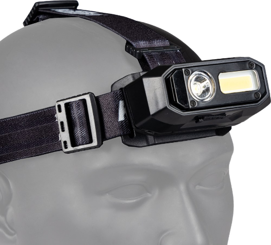 Afbeeldingen van Kelfort hoofdlamp - 800 lumen - accu sensor