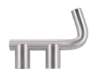 Afbeeldingen van Siro Kapstokhaak metaal - boorafstand 32mm/L 83mm/H 65mm/B 17mm - RVS 