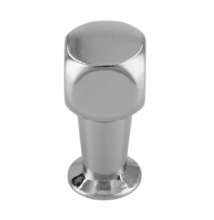 Afbeeldingen van Siro Meubelknop metaal - L 10mm/H 22mm/B 10mm chroom glanzend 