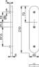 Afbeeldingen van Hoppe Binnendeur schild 3056RF-3 - Blind - F1