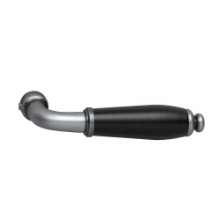 Afbeeldingen van INTERSTEEL Deurkruk Courgette oud grijs/mat zwart 0206
