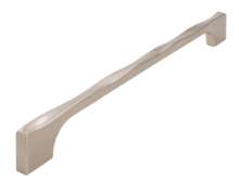 Afbeeldingen van Siro Meubelgreep metaal - boorafstand 256mm/L 270mm/H 27mm/B 8mm RVS effect 