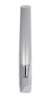 Afbeeldingen van Siro Kapstokhaak kunststof - boorafstand 19mm/L 160mm/H 90mm/B 24mm - aluminium/chroom 