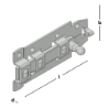 Afbeeldingen van GB Rolschuif vlak304 100x44x4mm 