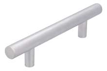 Afbeeldingen van Siro Meubelgreep metaal - boorafstand 96mm/L 157mm/H 33mm/B 14mm chroom mat 