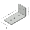 Afbeeldingen van GB Hoekanker zwaar type 66 100x200 100x10 Thermisch Verzinkt