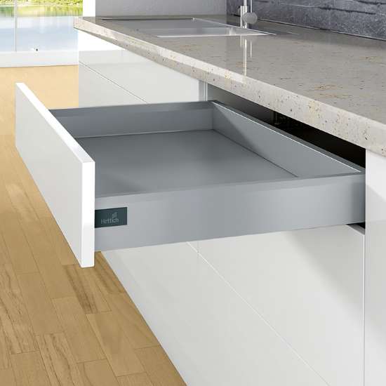 Afbeeldingen van Schuiflade Set H94 L350 Zilver