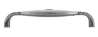 Afbeeldingen van Siro Meubelgreep metaal - boorafstand 128mm/L 138mm/H 27mm/B 23mm antiek zilver/wit 