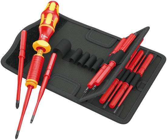 Afbeeldingen van Wera Momentschroevendraaierset Kraftform Kompakt VDE 16 Torque extra slim 1