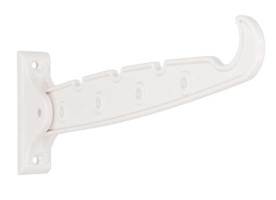 Afbeeldingen van Siro Wasdroger kunststof - boorafstand 74mm/L 315mm/H 64mm/B 26mm wit 