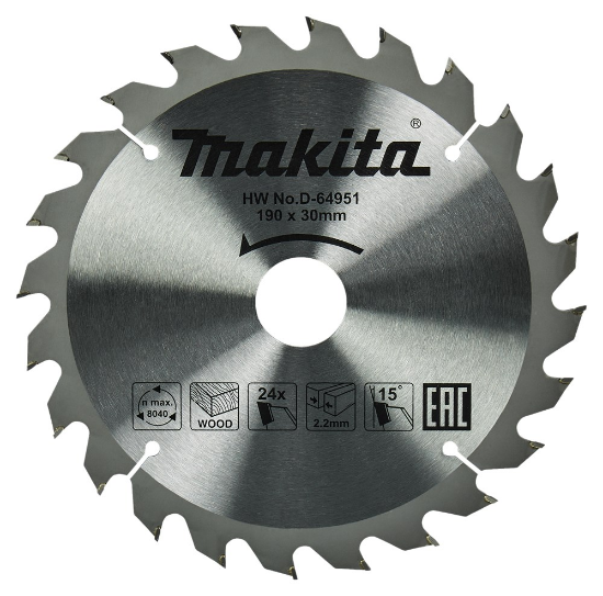 Afbeeldingen van Makita HM zaagbl 190x30x2,2 T24 D-64951