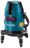 Afbeeldingen van Makita Kruislijnlaser 4V1H - Groen 12V - Zonder accu's en lader in doos
