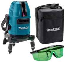 Afbeeldingen van Makita Kruislijnlaser 2V1H - Groen 12V - Zonder accu's en lader in doos