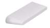 Afbeeldingen van Siro Handgreep metaal - boorafstand 64mm/L 74mm/H 23mm/B 10mm wit mat 