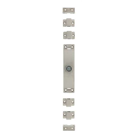 Afbeeldingen van INTERSTEEL Kruk-espagnolet huis links RVS incl.4 geleidehuisjes/2 hoekplaatjes 5620