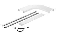 Afbeeldingen van Hettich LegaDrive Systems Tafelonderstelmodule 90°-hoek, wit