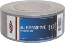 Afbeeldingen van Kelfort Ducttape - 50mm x 50 meter - grijs medium duty watervast 
