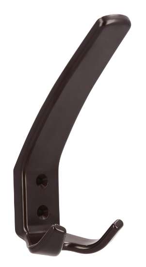 Afbeeldingen van Siro Kapstokhaak kunststof - boorafstand 20mm/L 150mm/H 96mm/B 57mm - bruin 