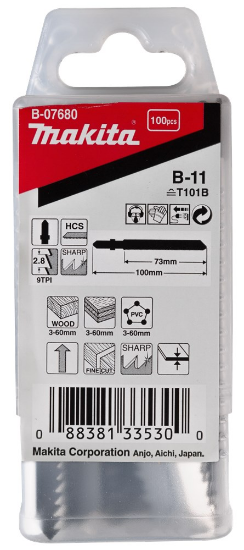 Afbeeldingen van Makita Decoupeerzgb Hout 73Mm T101B B-07680