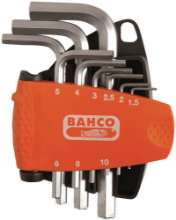 Afbeeldingen van Bahco inbussleutelset 9-d nikkel