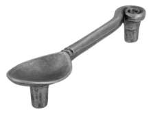 Afbeeldingen van Siro Meubelgreep metaal - boorafstand 96mm/L 125mm/H 25mm/B 30mm - tin 