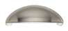 Afbeeldingen van Siro Schelpgreep metaal - boorafstand 64mm/L 78mm/H 23mm/B 28mm - RVS effect 