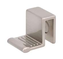 Afbeeldingen van Siro Spiegeldeurgreep metaal - L 27mm/H 21mm/B 20mm RVS effect/wit 