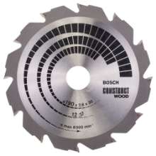 Afbeeldingen van Bosch Cirkelzaagblad Construct Wood