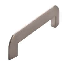 Afbeeldingen van Siro Meubelgreep metaal - boorafstand 96mm/L 118mm/H 33mm/B 8mm RVS effect 