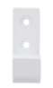 Afbeeldingen van Siro Kapstokhaak metaal - boorafstand 16mm/L 54mm/H 37mm/B 19mm wit 