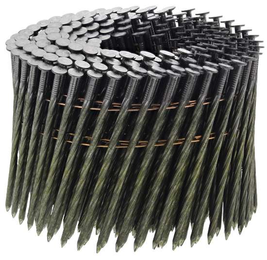 Afbeeldingen van Paslode spoelnagel CW - 2,8x90mm platte kop - schroef blank