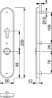 Afbeeldingen van Hoppe Inbraakwerend schild 3235S - PC72 - F1