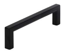 Afbeeldingen van Siro Meubelgreep metaal - boorafstand 96mm/L 104mm/H 28mm/B 8mm mat zwart 