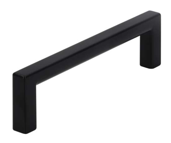 Afbeeldingen van Siro Meubelgreep metaal - boorafstand 96mm/L 104mm/H 28mm/B 8mm mat zwart 