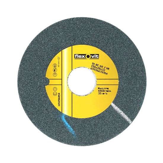 Afbeeldingen van Flexovit Slijpsteen - Ø150x20x32mm - groen korrel 60