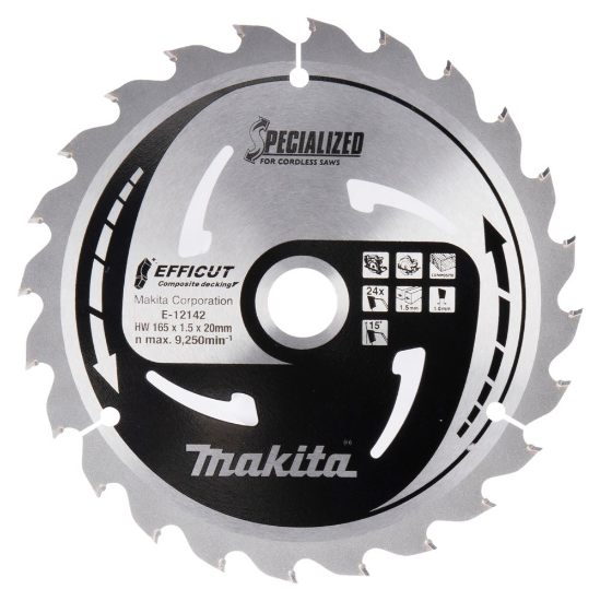 Afbeeldingen van Makita HM Zaagb Effi Compo 165x20x24T E-12142