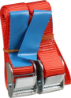 Afbeeldingen van Kelfort Spanband - 25mm x 1.0 meter - met klemgesp 2 stuks 
