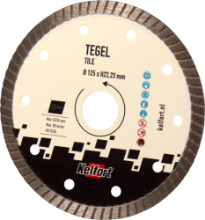 Afbeeldingen van Kelfort Diamantzaagblad - 125x22.23mm - tegels  Op=Op